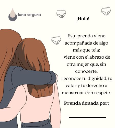 Pack Luna x Luna - Dona a mujeres en estado vulnerable