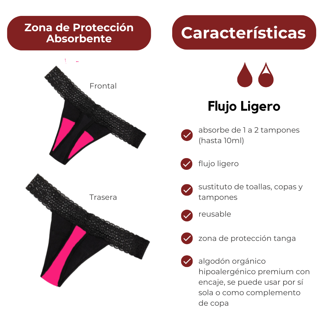 Pandora Negro (Tanga) - Ligero