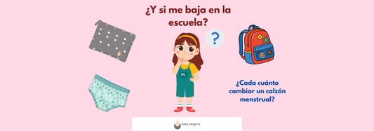 ¿Cada cuánto cambiar un calzón menstrual en la escuela? Guía para niñas y adolescentes