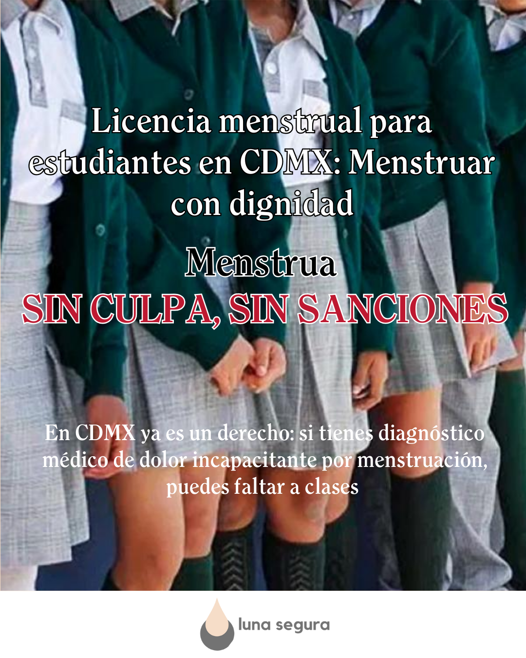 Licencia menstrual para estudiantes en CDMX: Menstruar con dignidad