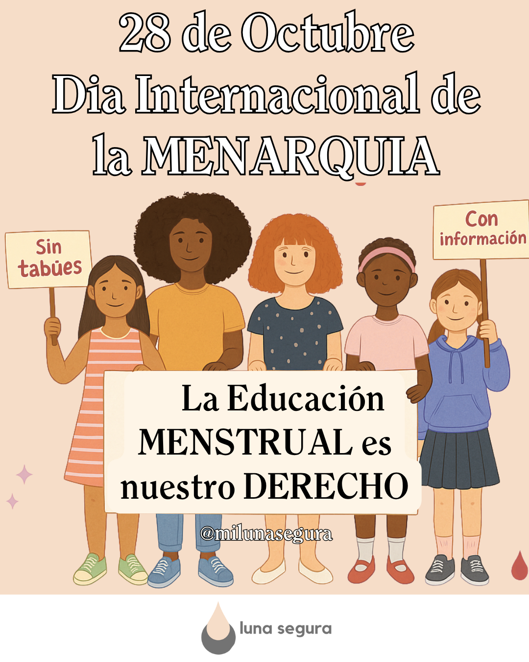28 de Octubre: ¿Por qué la menarquia merece visibilidad y respeto?