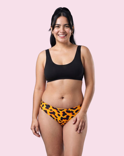 Traje de Baño Atlas Animal Print - (sin costuras) - Ligero a Moderado