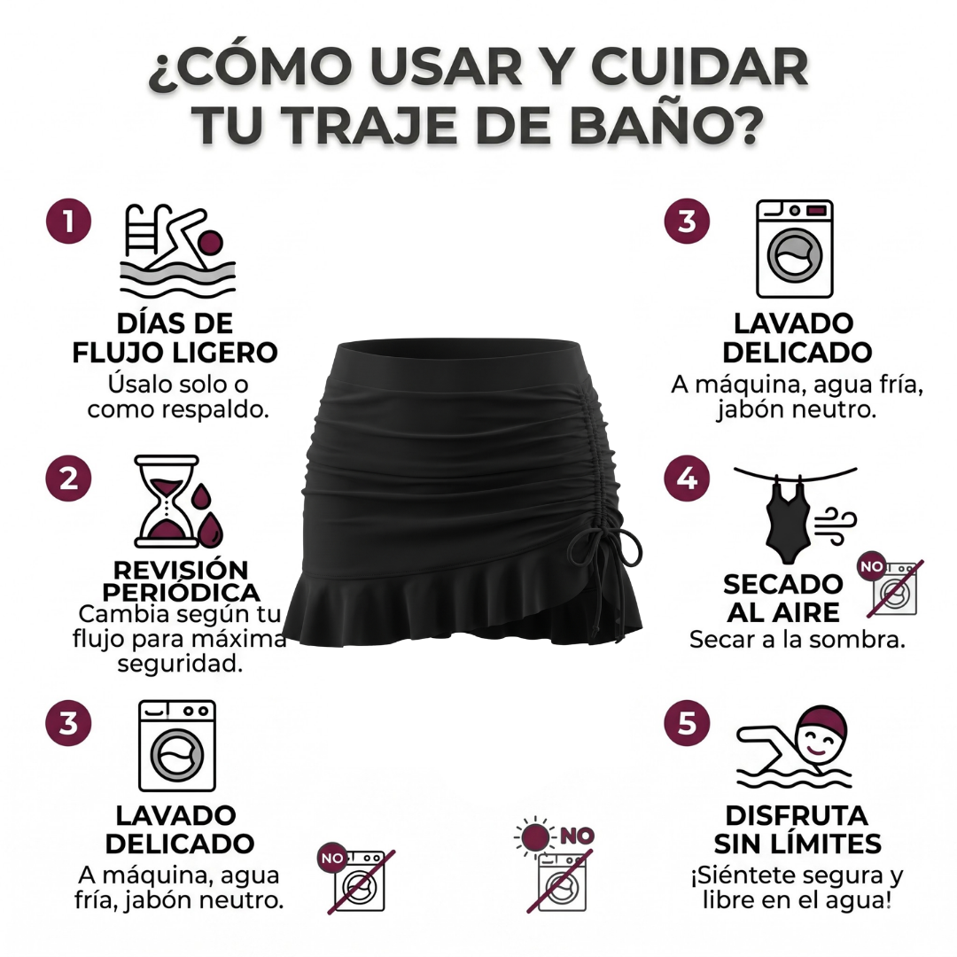 Traje de Baño Tebe - (Falda) - Ligero