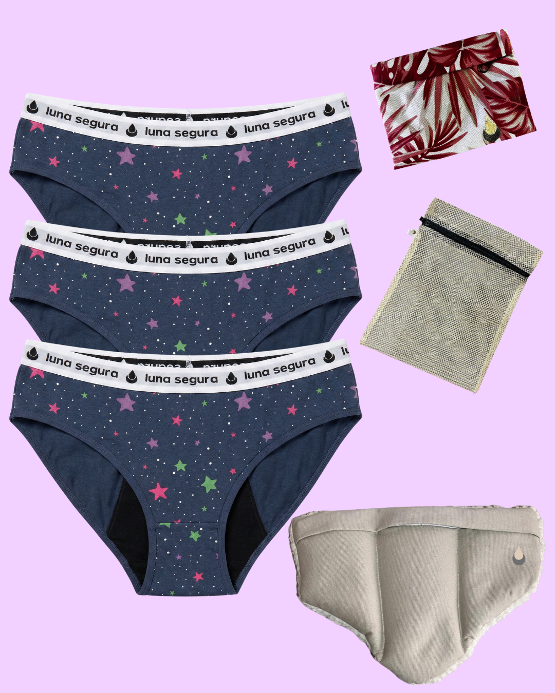 Kit Básico SUPER ABUNDANTE - Mi Primera Menstruación