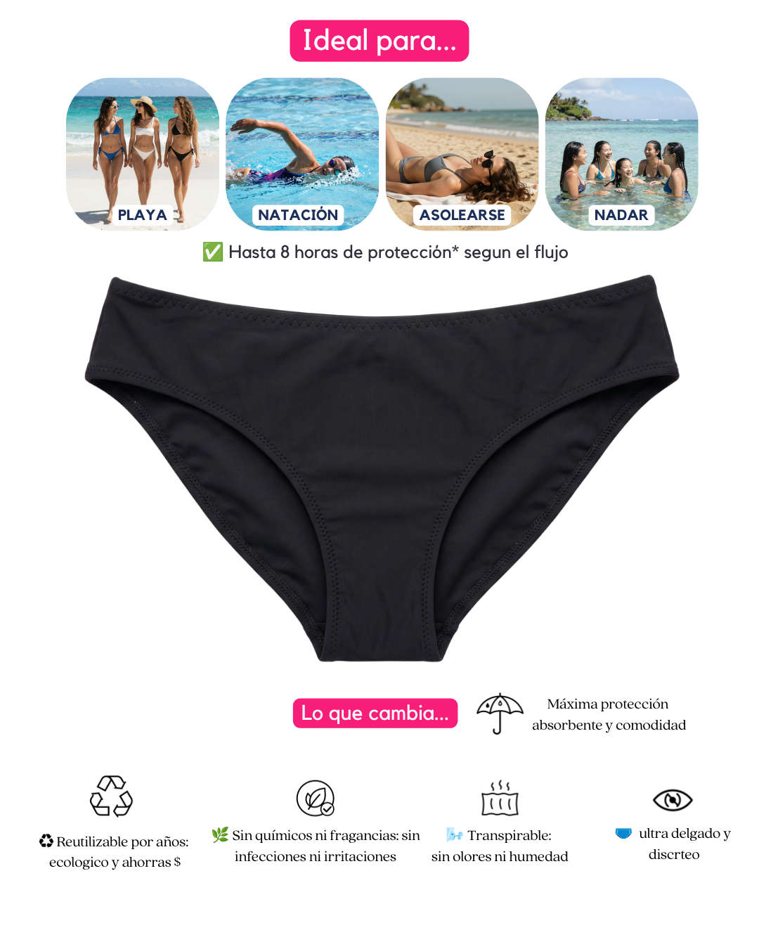 Traje de Baño Sinope - Ligero a Moderado
