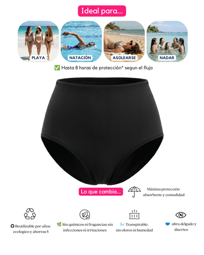Traje de Baño Soa - (tiro alto) - Ligero a Moderado