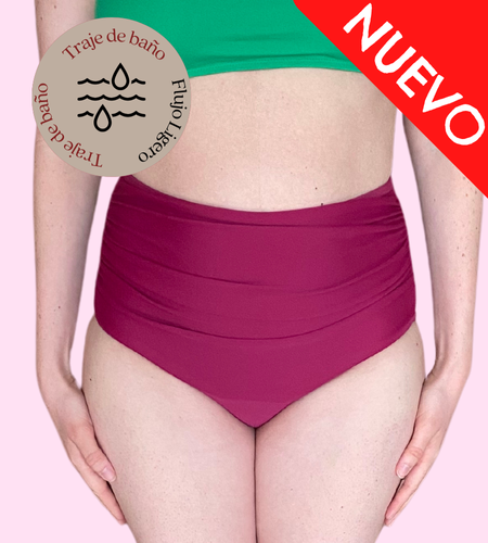 Traje de Baño Soa Morado  - (tiro alto) Edición Especial