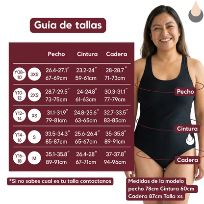 Traje de Baño Completo Europa - Ligero a Moderado