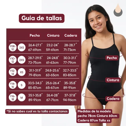 Traje de Baño Completo Arche - Moderado a Abundante Niñas