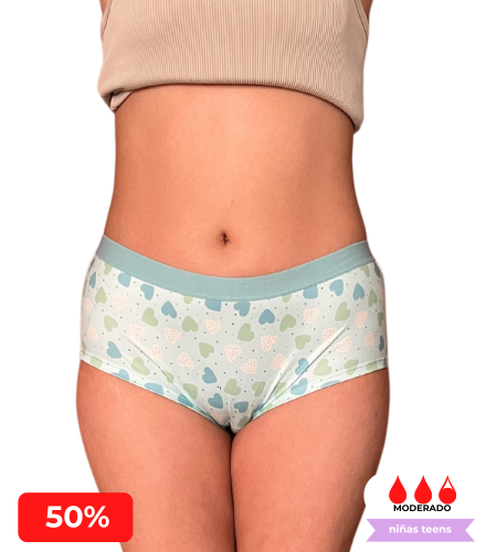 Kari Corazones Verde (Brief)