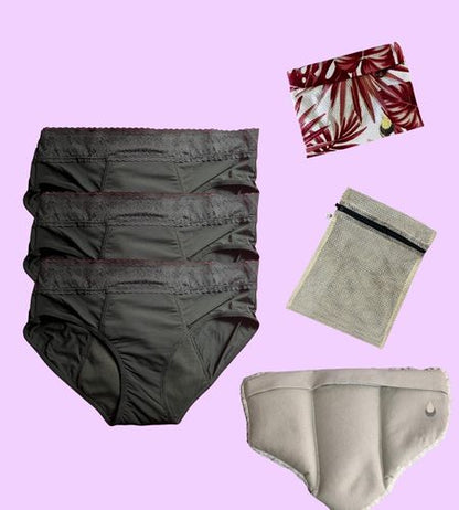 Kit Básico ABUNDANTE - Mi Primera Menstruación