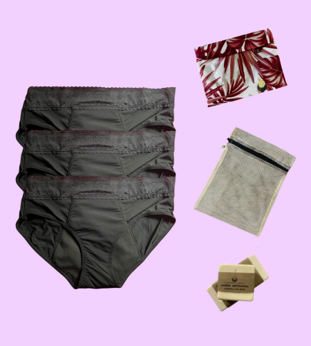 Kit Básico ABUNDANTE - Mi Primera Menstruación