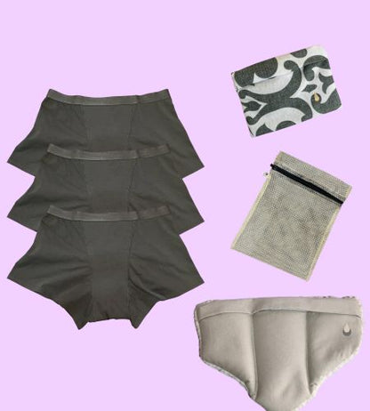 Kit Básico ABUNDANTE - Mi Primera Menstruación