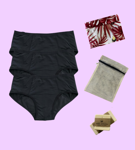 Kit Básico ABUNDANTE - Mi Primera Menstruación