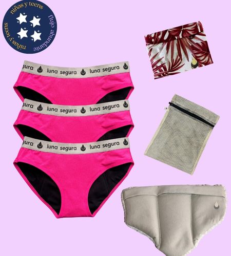 Kit Básico ABUNDANTE - Mi Primera Menstruación