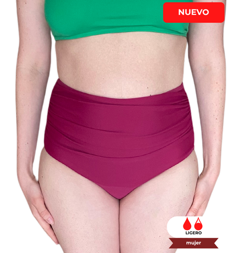 Traje de Baño Soa Morado  - (tiro alto) Edición Especial