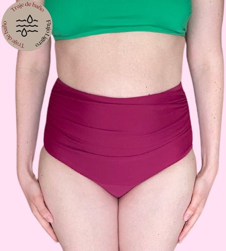 Traje de Baño Soa Morado (tiro alto) - Ligero a Moderado