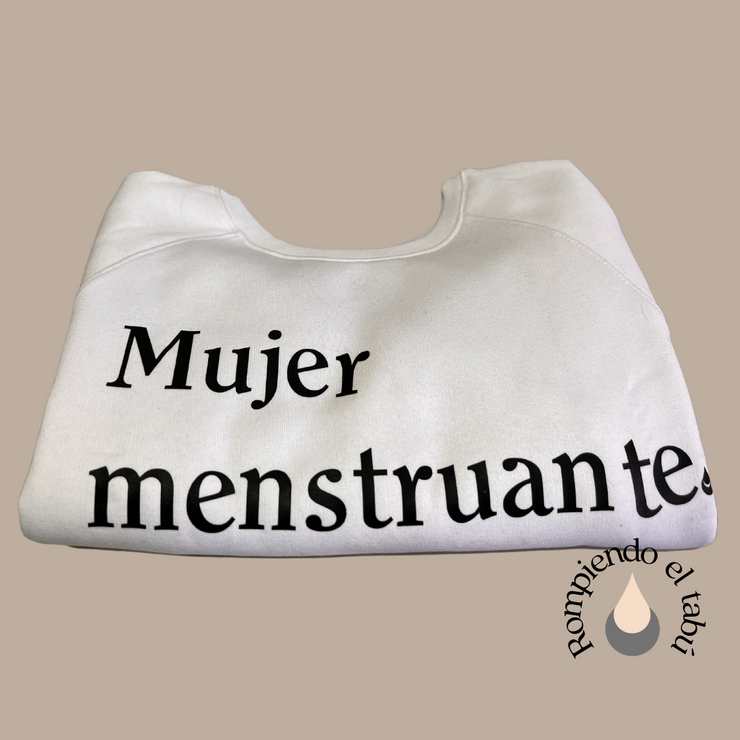 Sudadera Mujer Menstruante